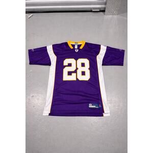 Adrian Peterson #28 Minnesota Vikings Jersey Purple Reebok NFL XL